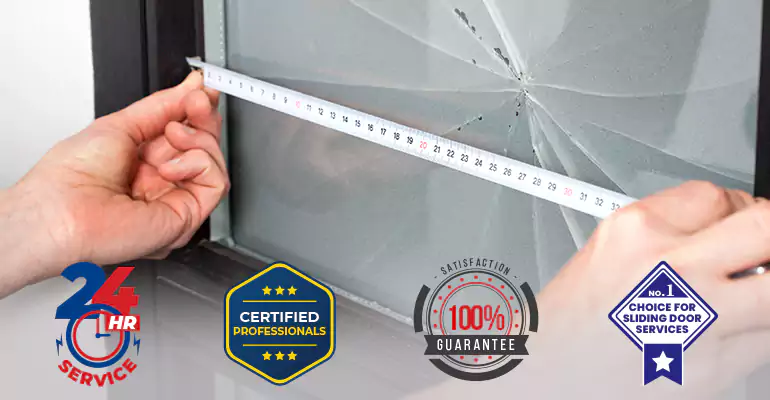Residential Sliding Door Glass Repair in Pompano Beach